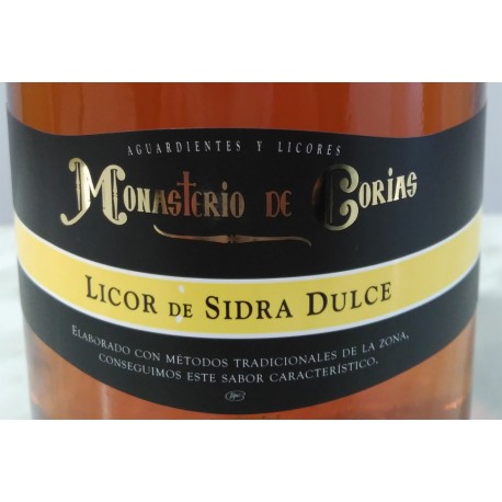 Licor de Sidra Dulce Monasterio de Corias